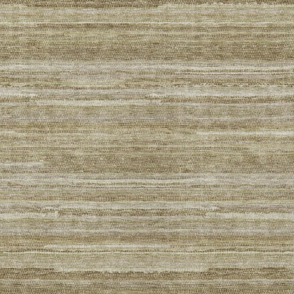 3' X 5' Tan And Brown Striped Washable Indoor Outdoor Area Rug Homeroots Outdoor