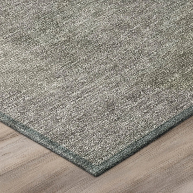 3' X 5' Taupe And Brown Abstract Washable Indoor Outdoor Area Rug Homeroots Outdoor