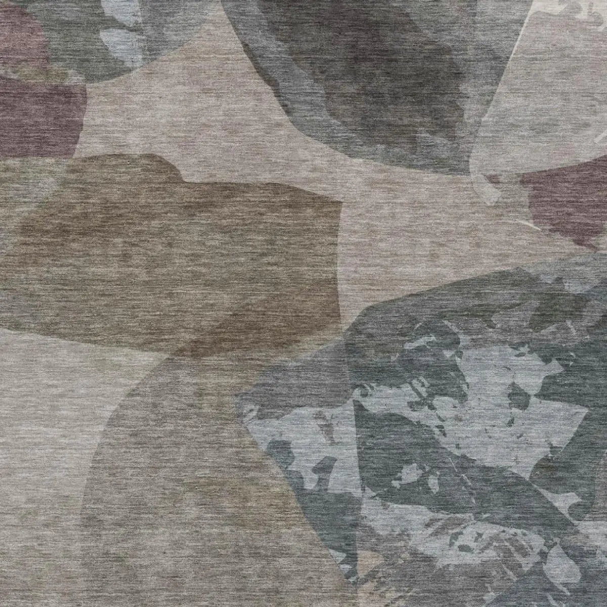 3' X 5' Taupe And Brown Abstract Washable Indoor Outdoor Area Rug Homeroots Outdoor