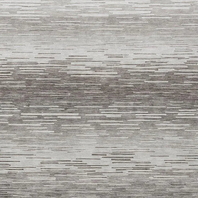 3' X 5' Taupe And Brown Striped Washable Indoor Outdoor Area Rug Homeroots Outdoor