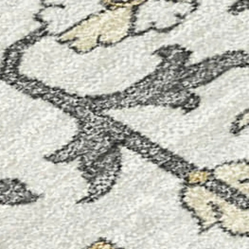 3' X 5' Teal Blue And Ivory Floral Medallion Washable Indoor Outdoor Area Rug Homeroots Outdoor