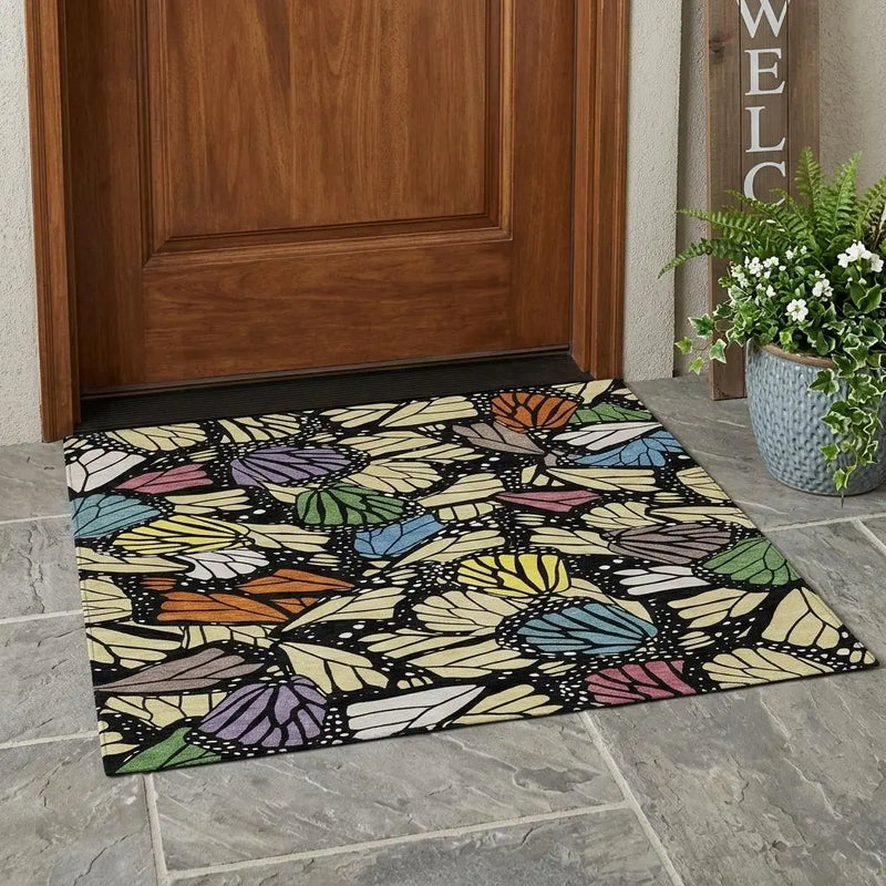 3' X 5' Wheat And Gold Animal Print Washable Indoor Outdoor Area Rug Homeroots Outdoor