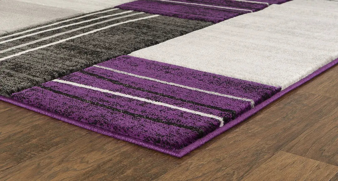 3'8" x 5'6" Beige Modern Swirls Hand-Carved Soft Rug Home Mart Goods