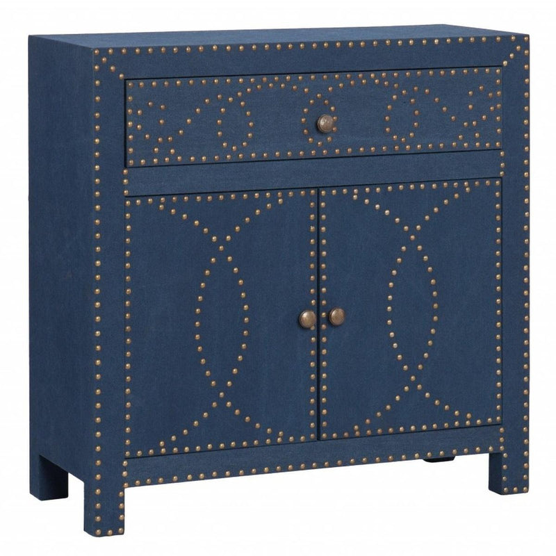 28" Blue Wood Server - Kitchen & Dining