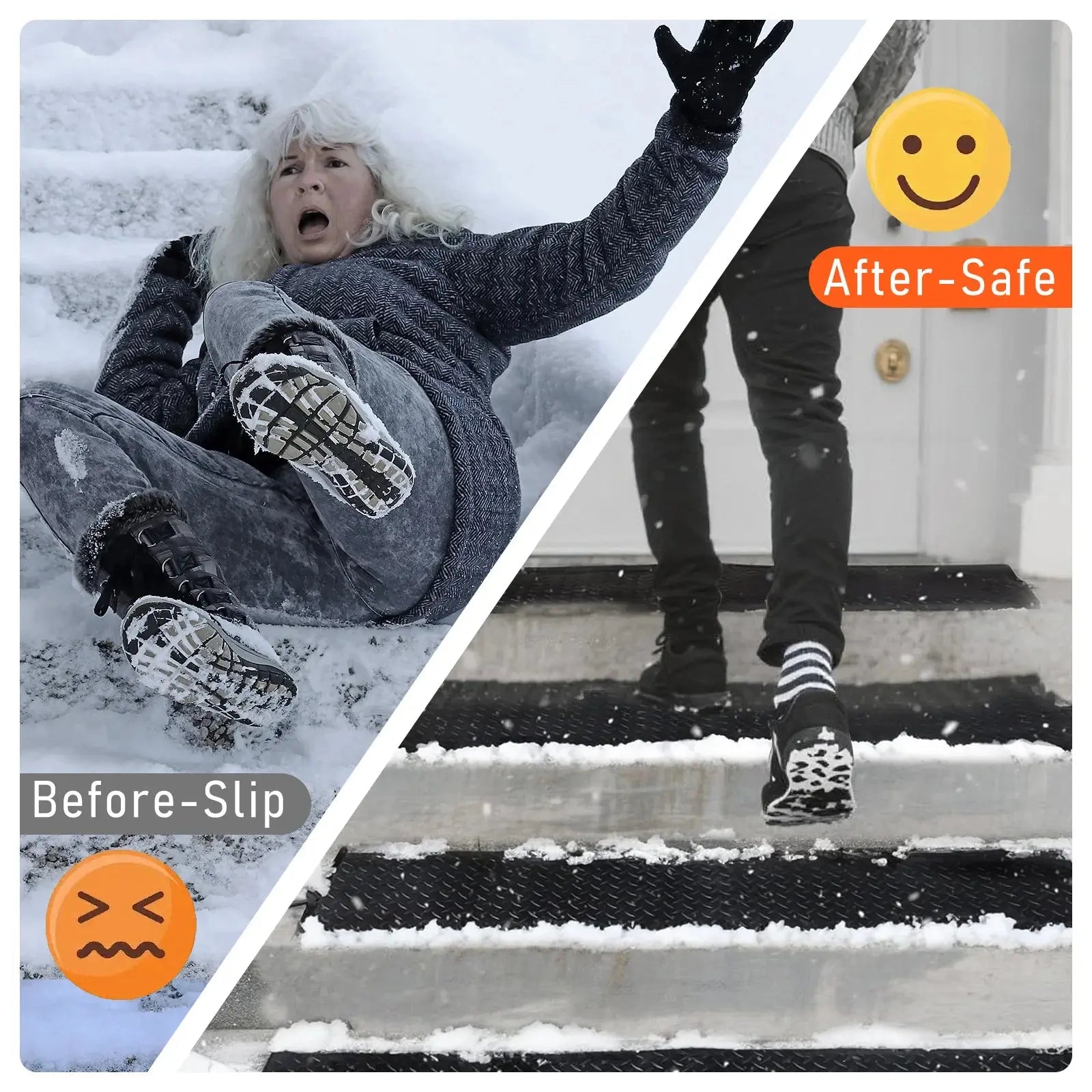 3pcs Heated Snow Melting Mats,10x30in  Electric Ice Melting Mats for Winter Snow Removal,Heated DrivewayDriveway Walkway Mats GreatEagleInc
