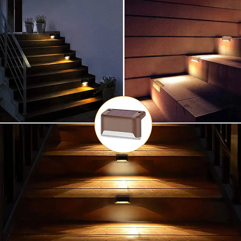 4-Pack Solar LED Deck & Step Lights Marquee Innovations