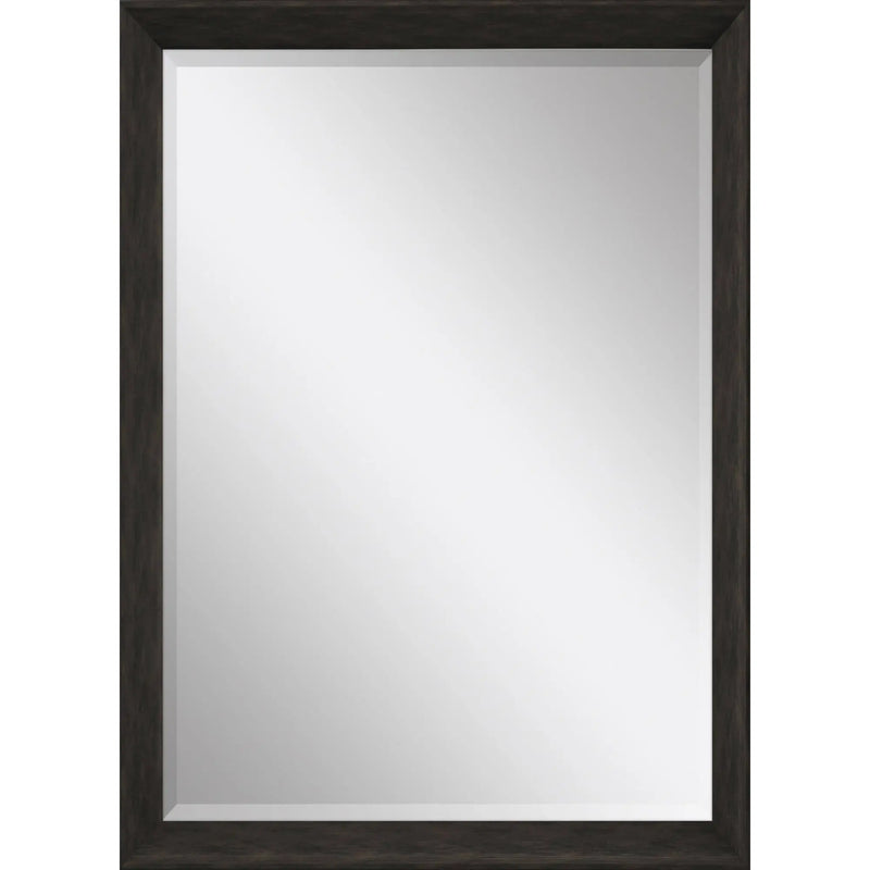 40" Dark Brown Framed Accent Mirror Homeroots Bed & Bath