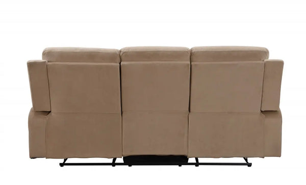 40" Modern Beige Fabric Sofa Homeroots Living Room