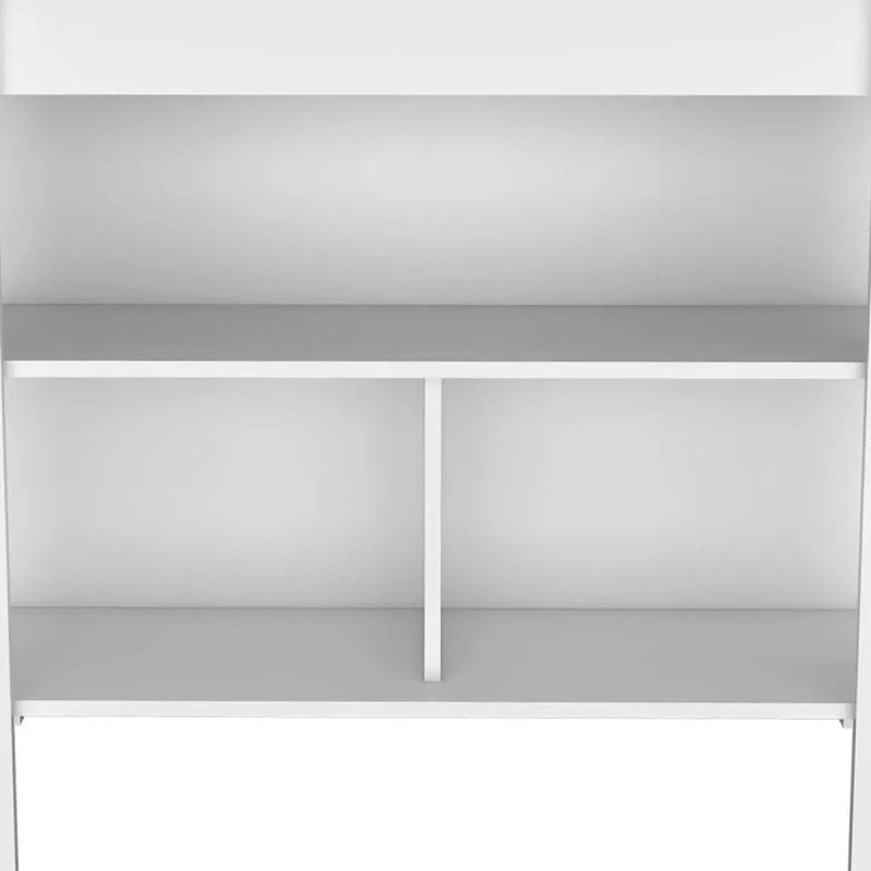 41" Dark Brown and White Wood Kitchen Island Set With Storage Homeroots Kitchen & Dining