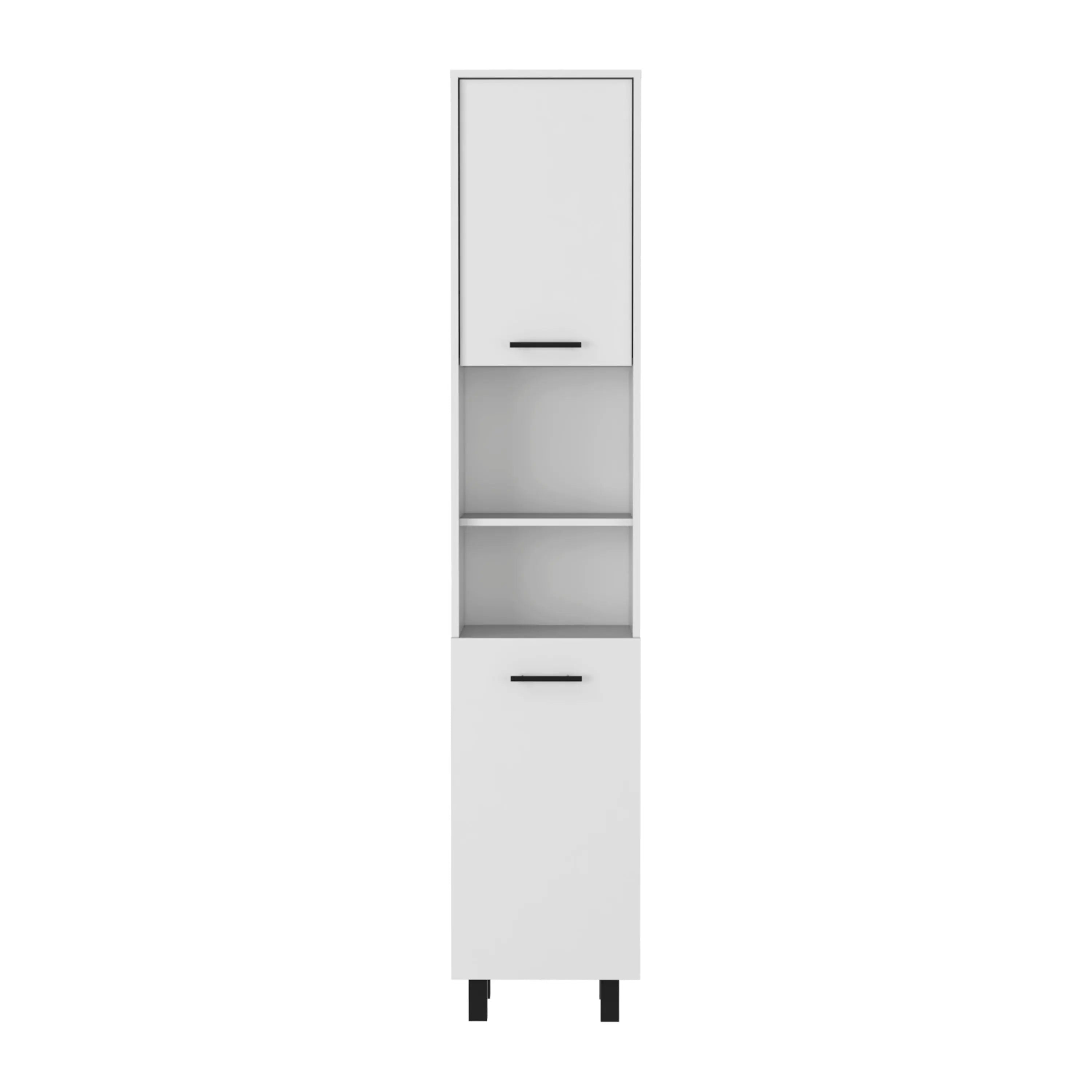 41" Natural and White Wood Flat Door Kitchen Island Set With Storage Homeroots Kitchen & Dining