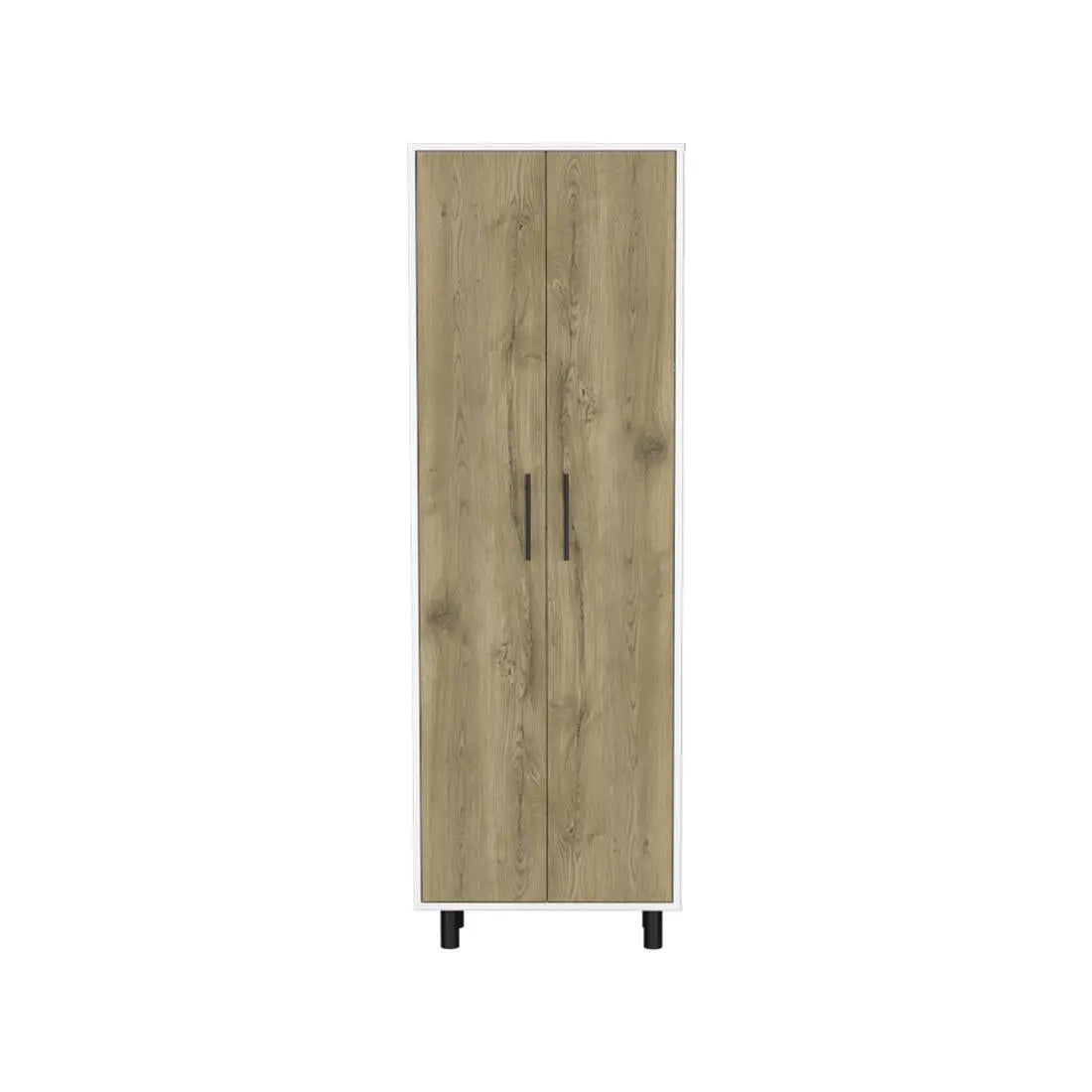 41" Natural and White Wood Kitchen Island Set With Storage Homeroots Kitchen & Dining