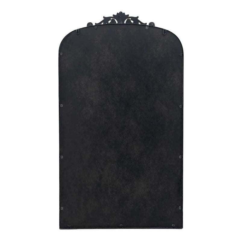 42" Black Arch Iron Framed Accent Mirror Homeroots Bed & Bath