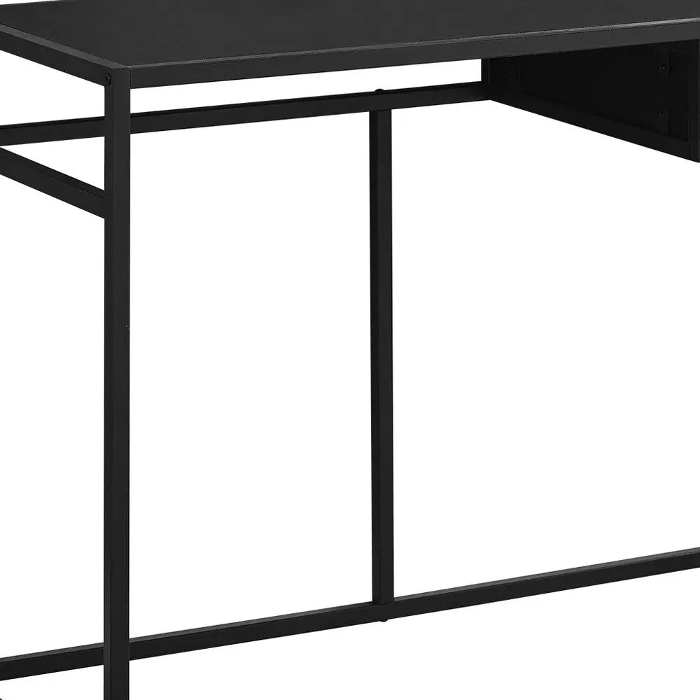 42" Black Computer Desk Homeroots Office