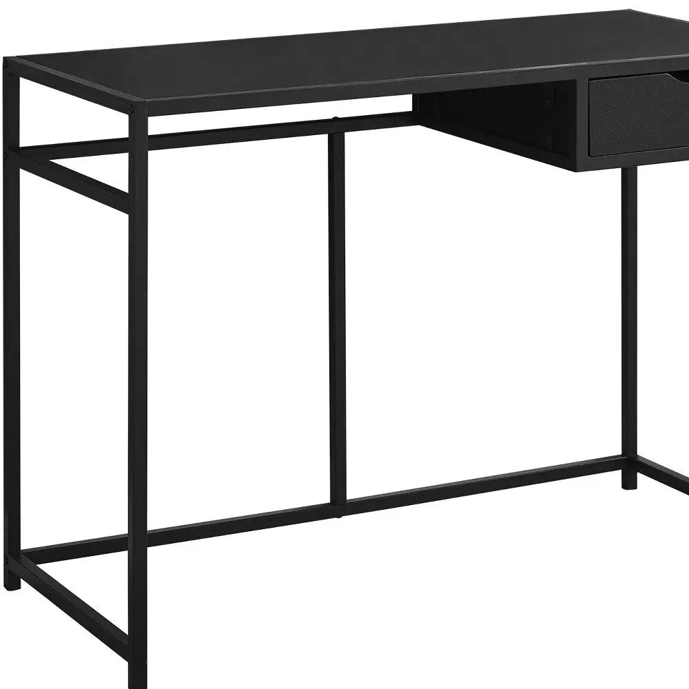 42" Black Computer Desk Homeroots Office