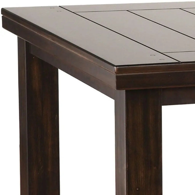 42" Espresso Dining Table Homeroots Kitchen & Dining
