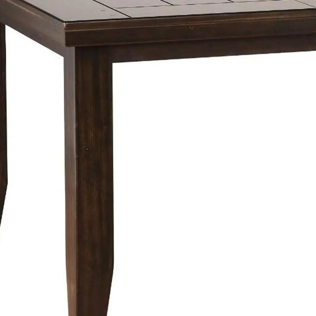 42" Espresso Dining Table Homeroots Kitchen & Dining