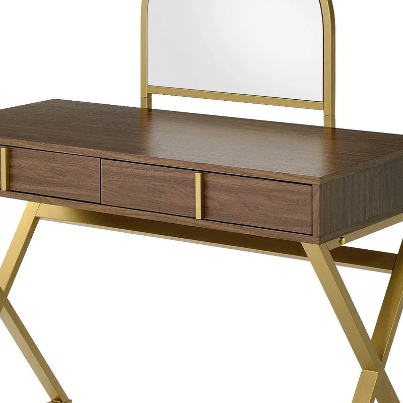 42" Vanity Table with Mirror Homeroots Living Room