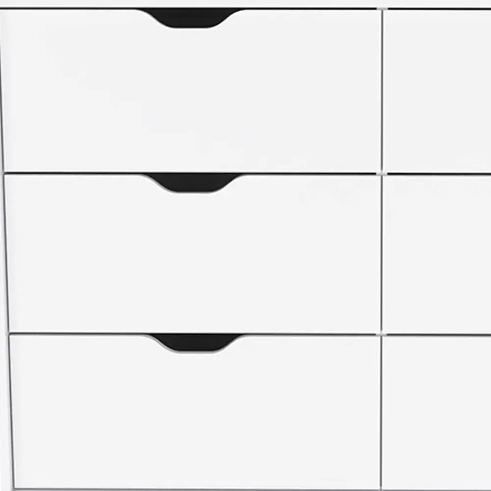 42" White Four Drawer Dresser Homeroots Bed & Bath