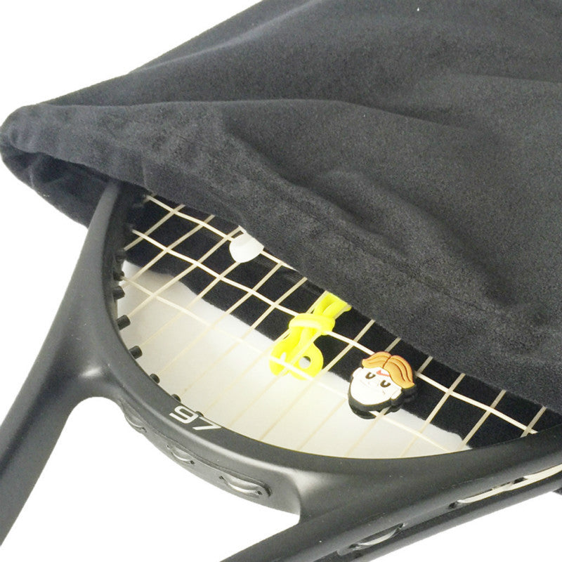 Thickened Velet Tennis Bag For 1-2 Tennis Racket Single Shoulder Package Tennis Padel Protective Racquet Cover Bag