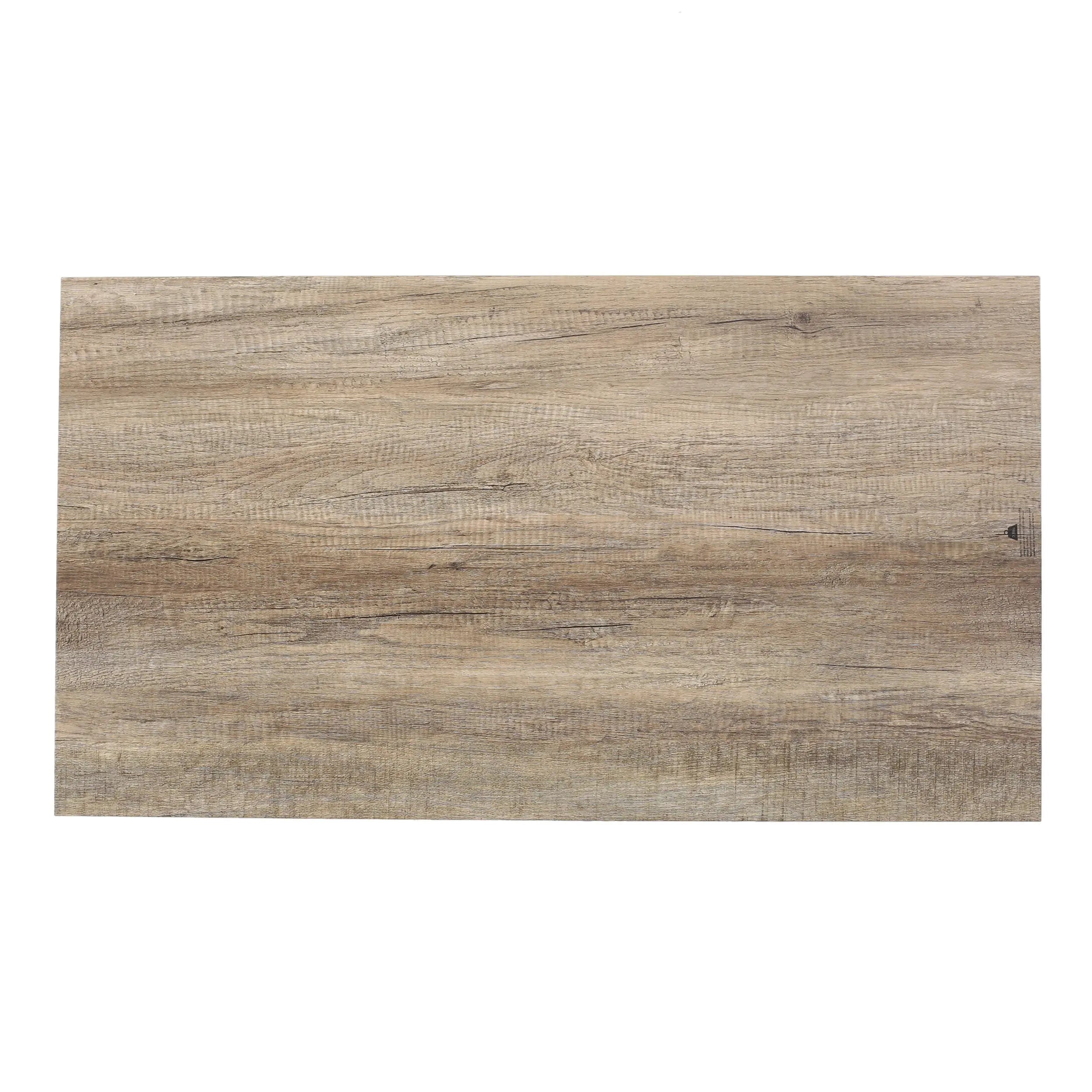 43" Gray and Black Wood Coffee Table Homeroots Living Room