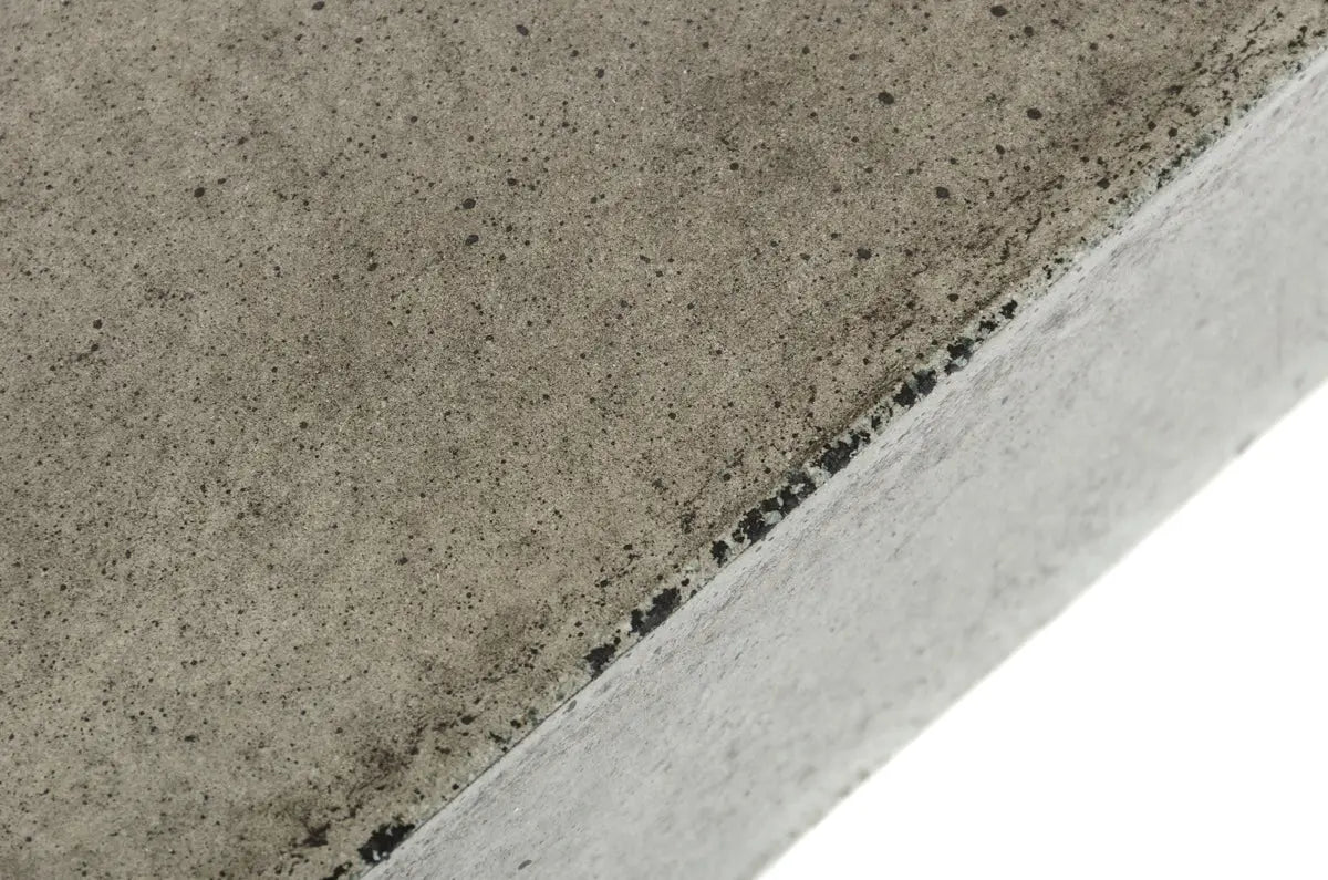 43" Gray and Dark Gray Concrete Square Block Coffee Table Homeroots Living Room