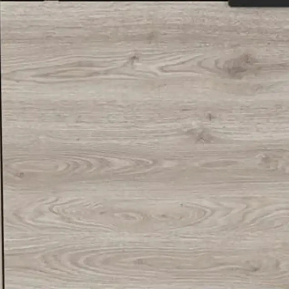 43" Light Gray and Black Wood Console Bar Cabinet With Two Doors - GreatEagleInc