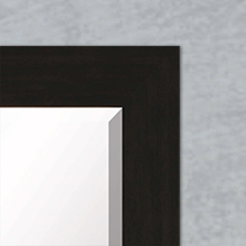 45" Dark Brown Framed Accent Mirror Homeroots Bed & Bath