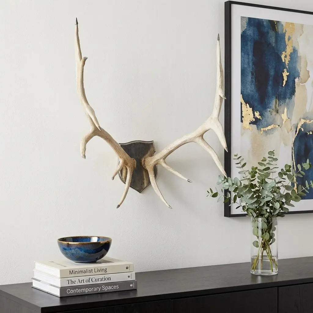 45" Natural Resin Decorative Wall Sculpture Homeroots Home Decor