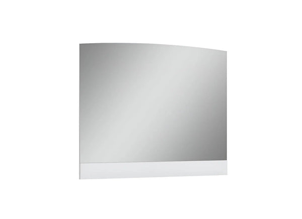 45" White Wood Framed Mounted Dresser Mirror Homeroots Bed & Bath