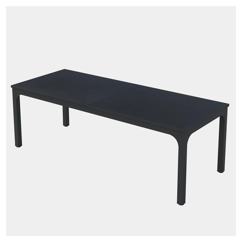 46" Black Wood and Iron Dining Table Homeroots Kitchen & Dining