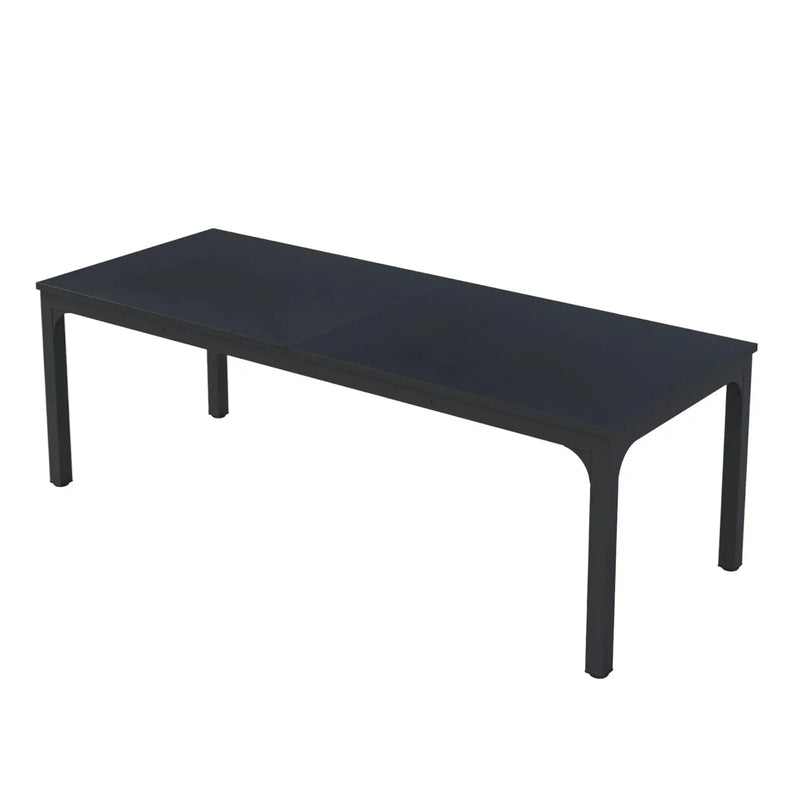 46" Black Wood and Iron Dining Table Homeroots Kitchen & Dining