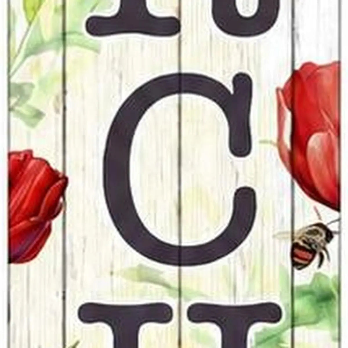 46" White Green And Red Solid Wood Front Porch Sittin' Butterfly Porch Sign Homeroots Outdoor