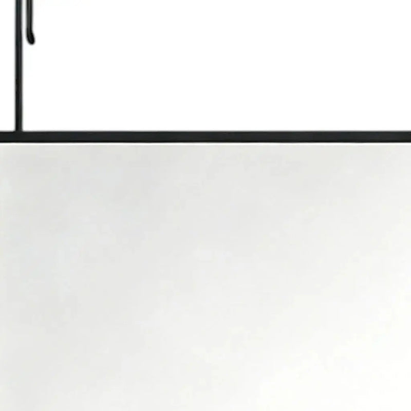 47" Black Aluminum Over the Door Framed Accent Mirror Homeroots Bed & Bath