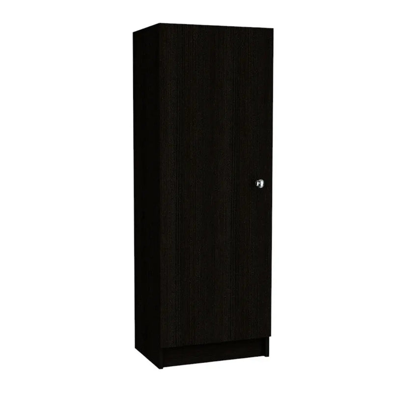 47" Black Wood Pantry Or Storage Closet - GreatEagleInc