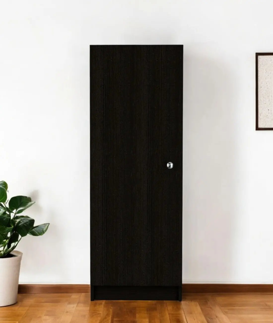 47" Black Wood Pantry Or Storage Closet - GreatEagleInc