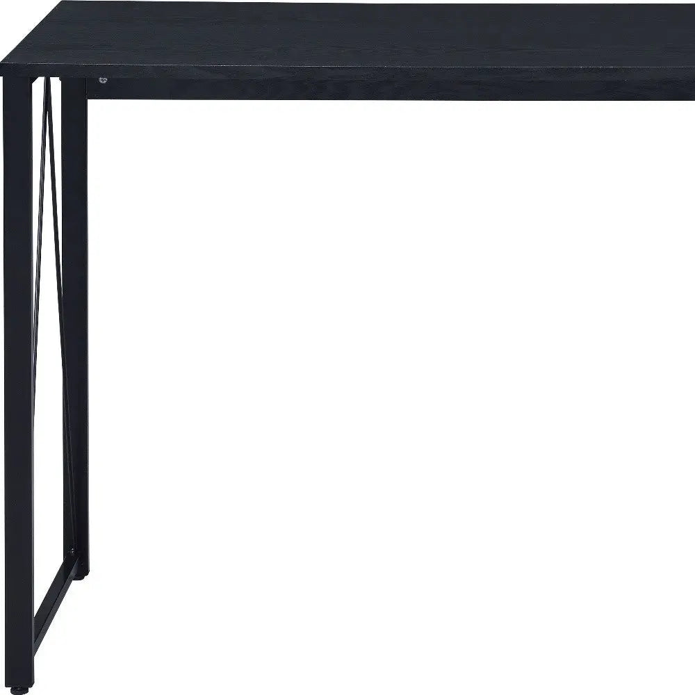 47" Black Writing Desk Homeroots Office