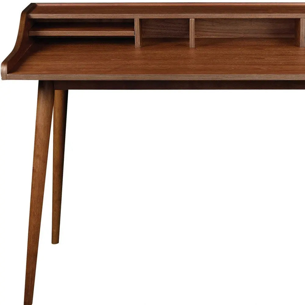47" Brown Writing Desk Homeroots Office