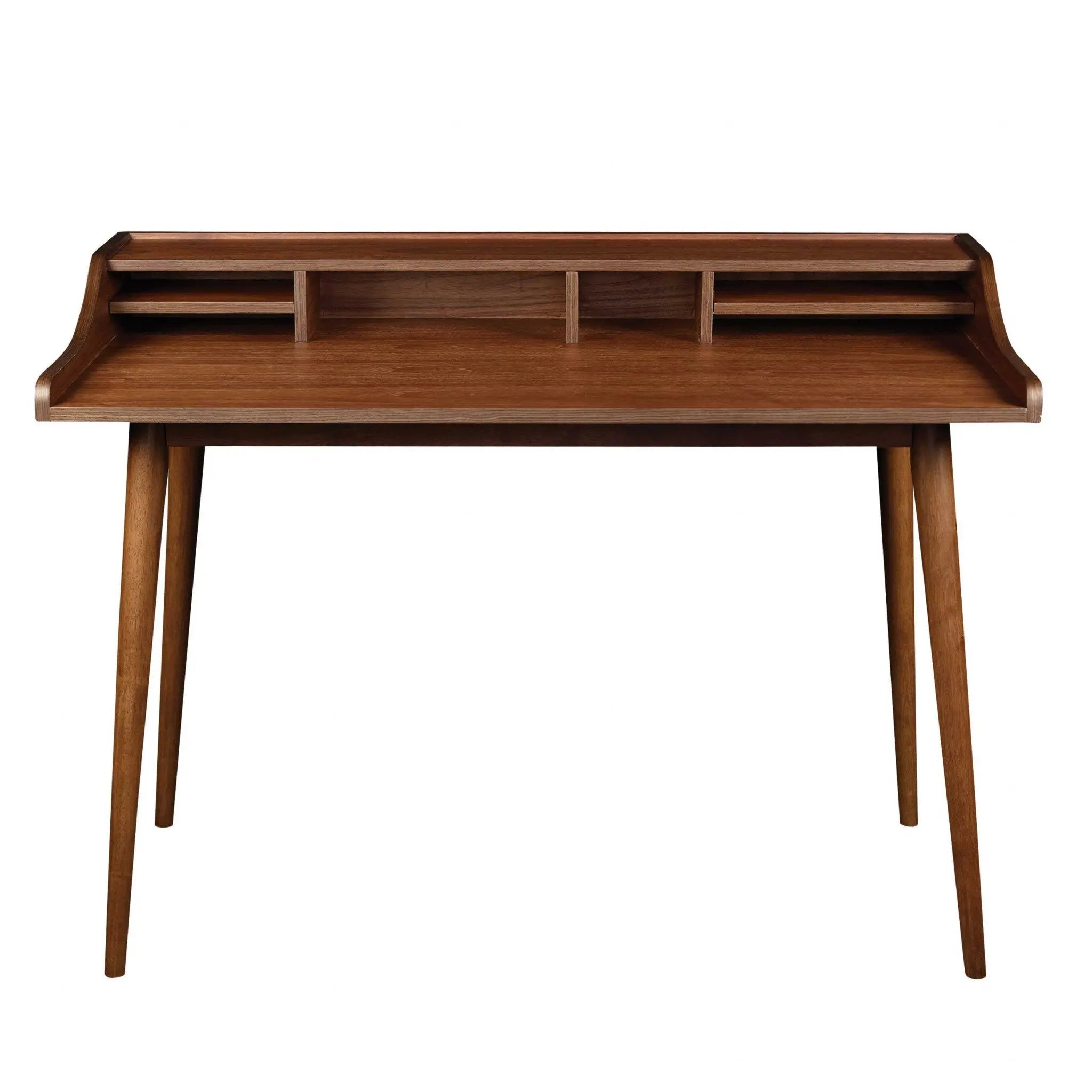 47" Brown Writing Desk Homeroots Office