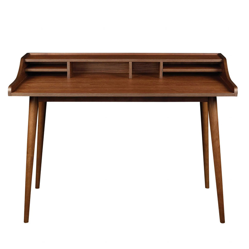 47" Brown Writing Desk Homeroots Office