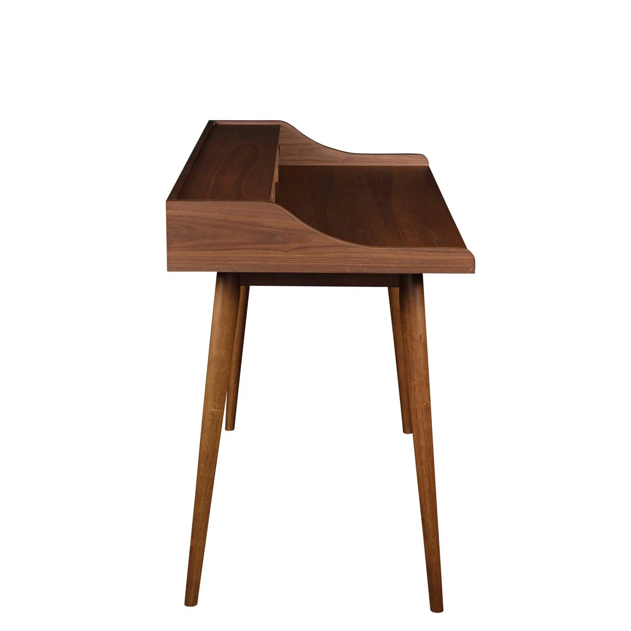 47" Brown Writing Desk Homeroots Office