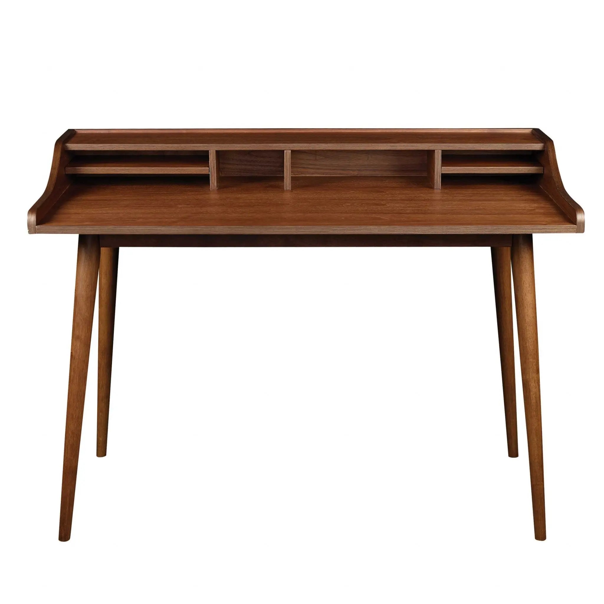47" Brown Writing Desk Homeroots Office