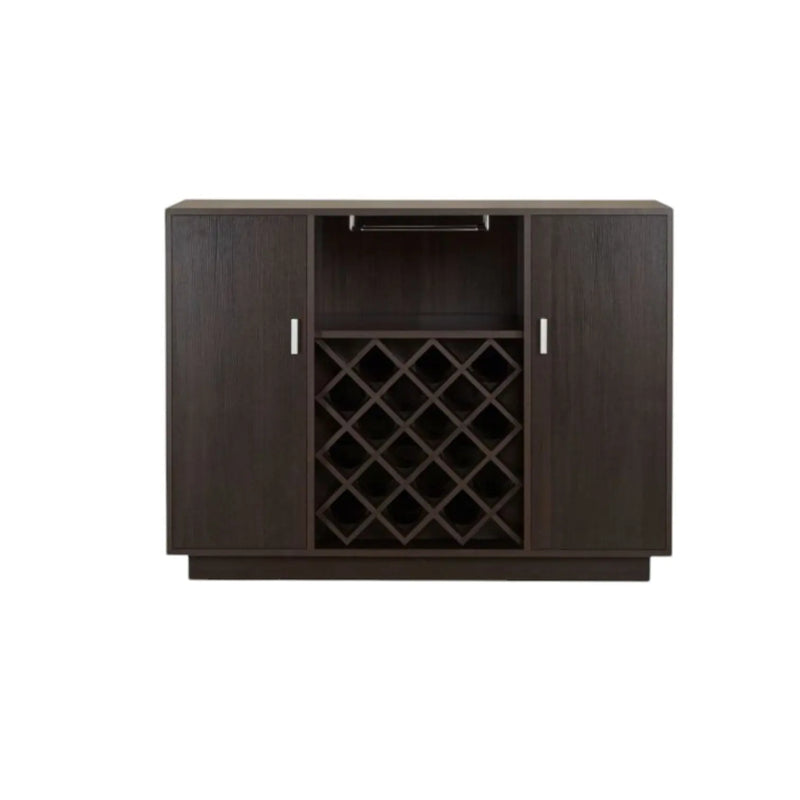 47" Espresso Server with Two Doors Homeroots Kitchen & Dining