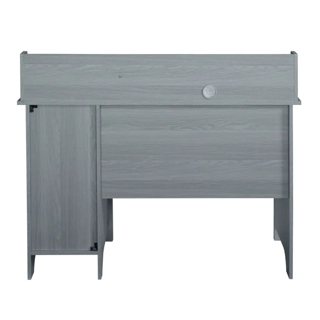 47" Gray Wood Writing Desk Homeroots Office