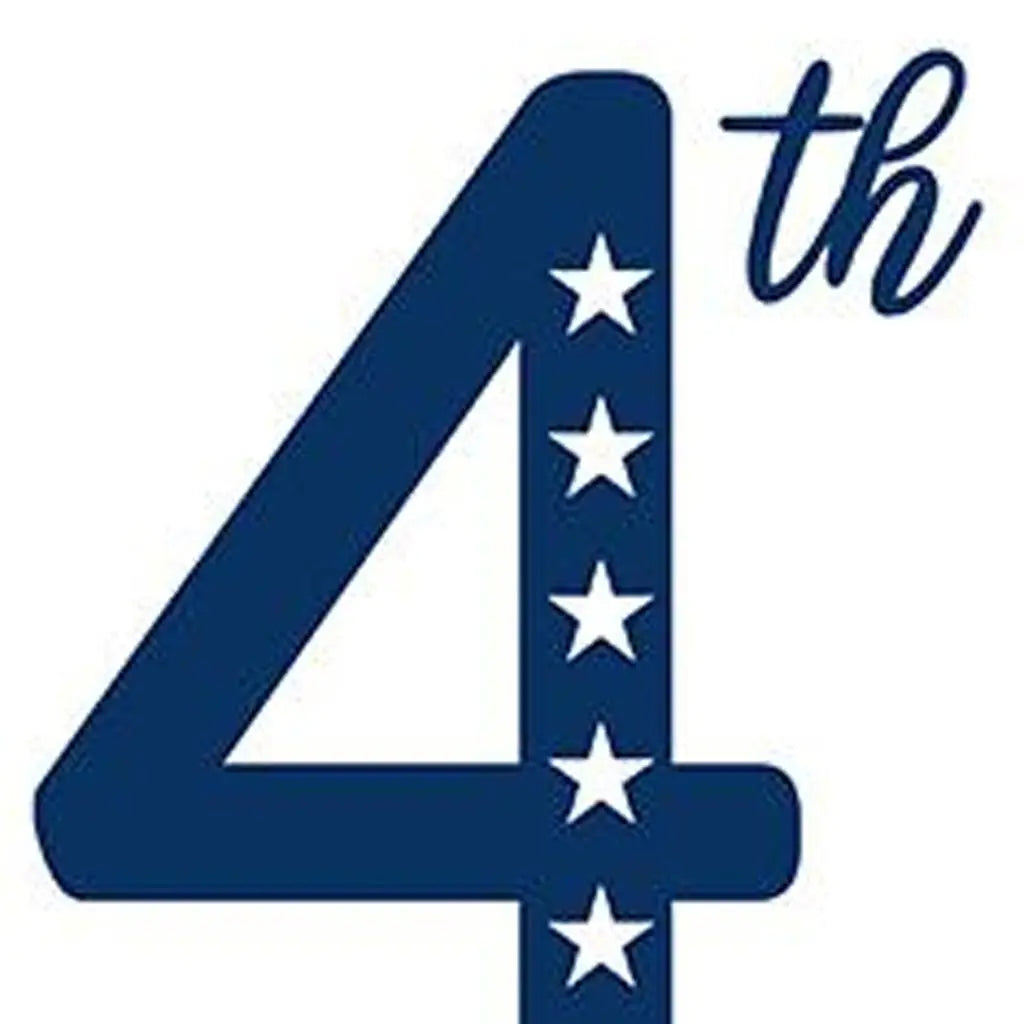 47" Red White And Blue Solid Wood Happy July 4th Porch Sign Homeroots Outdoor