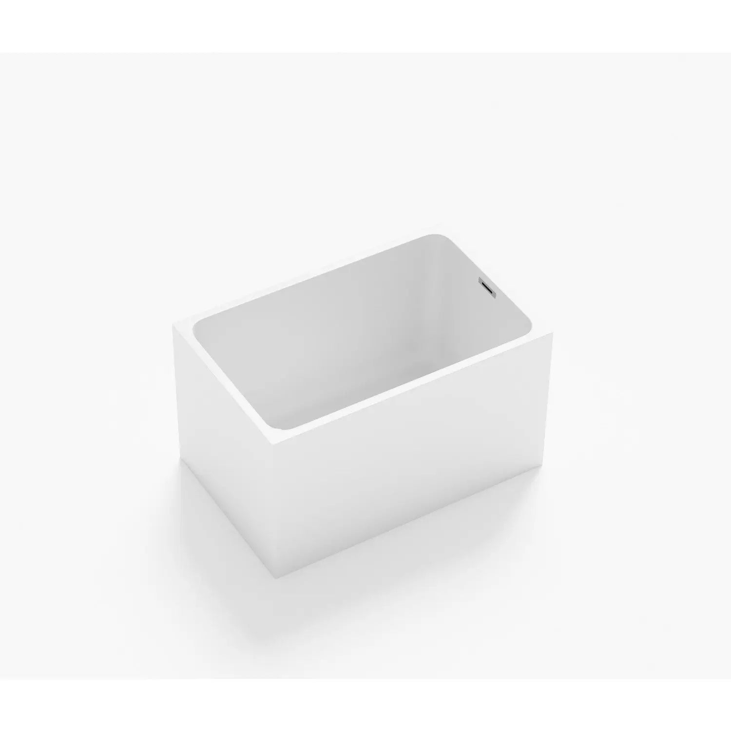 47" White Acrylic Bath Tub Homeroots Bed & Bath