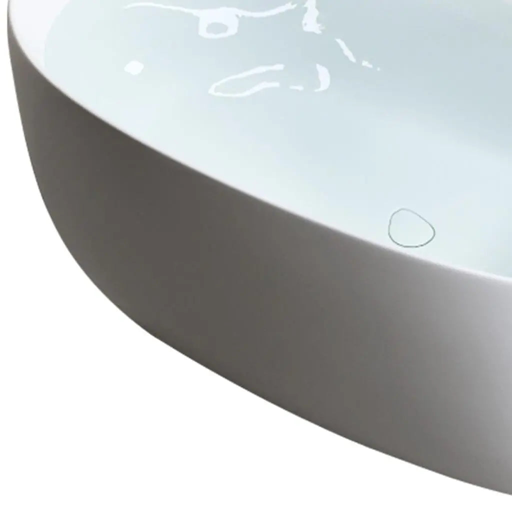 47" White Acrylic Oval Bath Tub Homeroots Bed & Bath