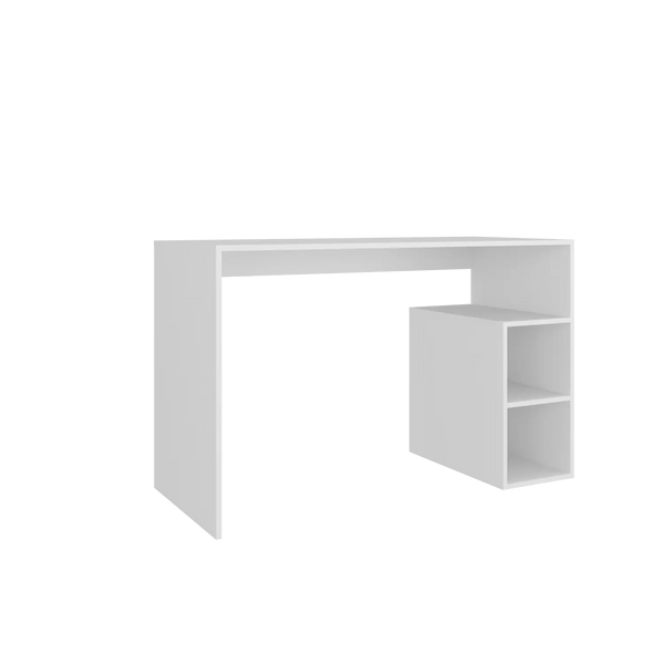 47" White Wood Computer Desk Homeroots