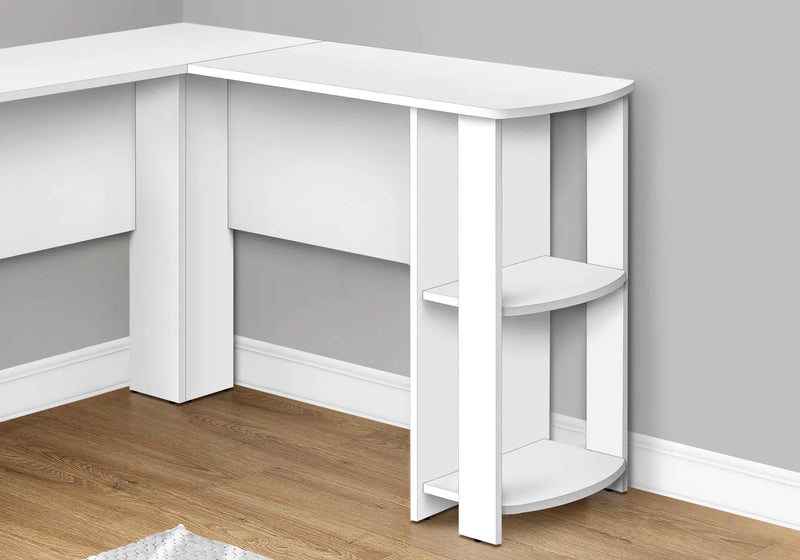 47" White Wood Corner Computer Desk Homeroots Office