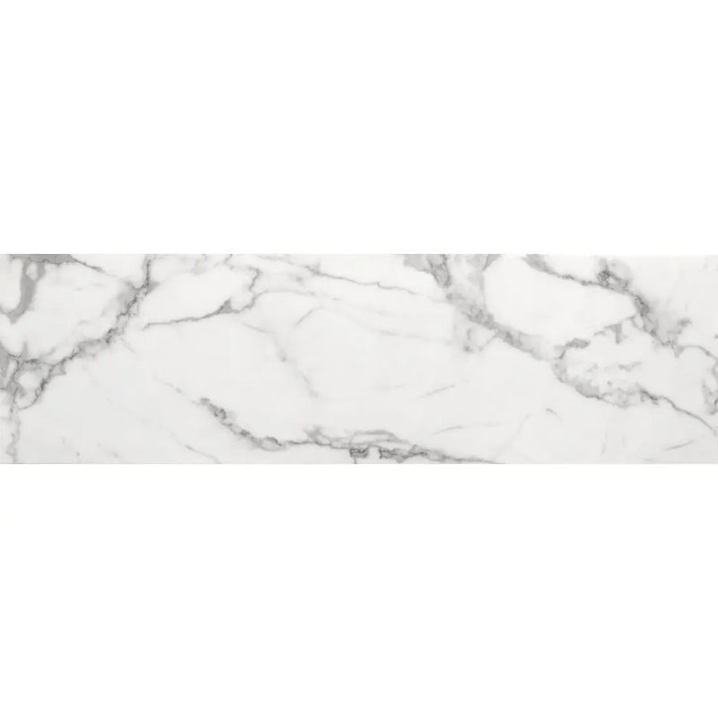 47" White and Silver Faux Marble and Stainless Steel Sled Console Table Homeroots Living Room