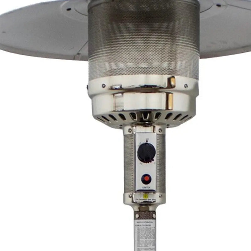 48000 BTU Bronze Steel Propane Cylindrical Pole Standing Patio Heater Homeroots Outdoor